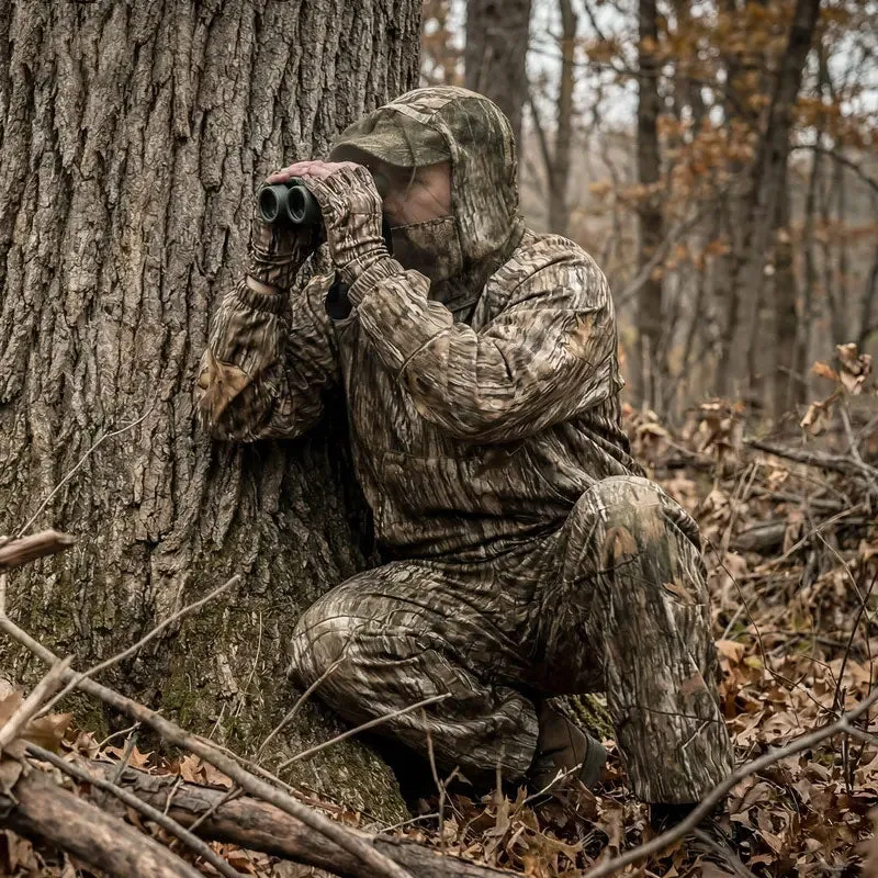 Men's Camo Adventure Camping Mesh Hooded Mosquito Repellent Suit