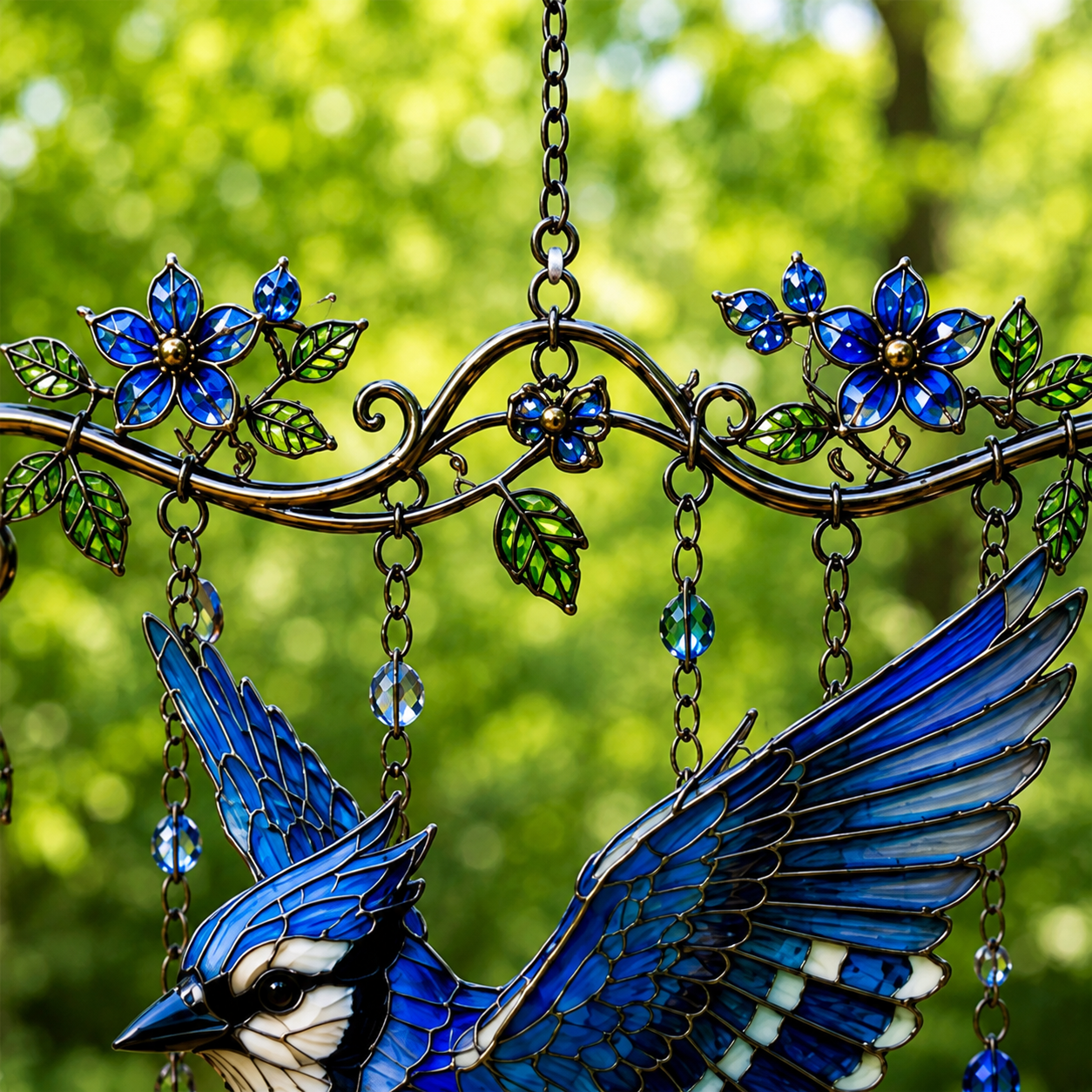 A Colorful Hummingbird Wind Chime for a More Romantic Home