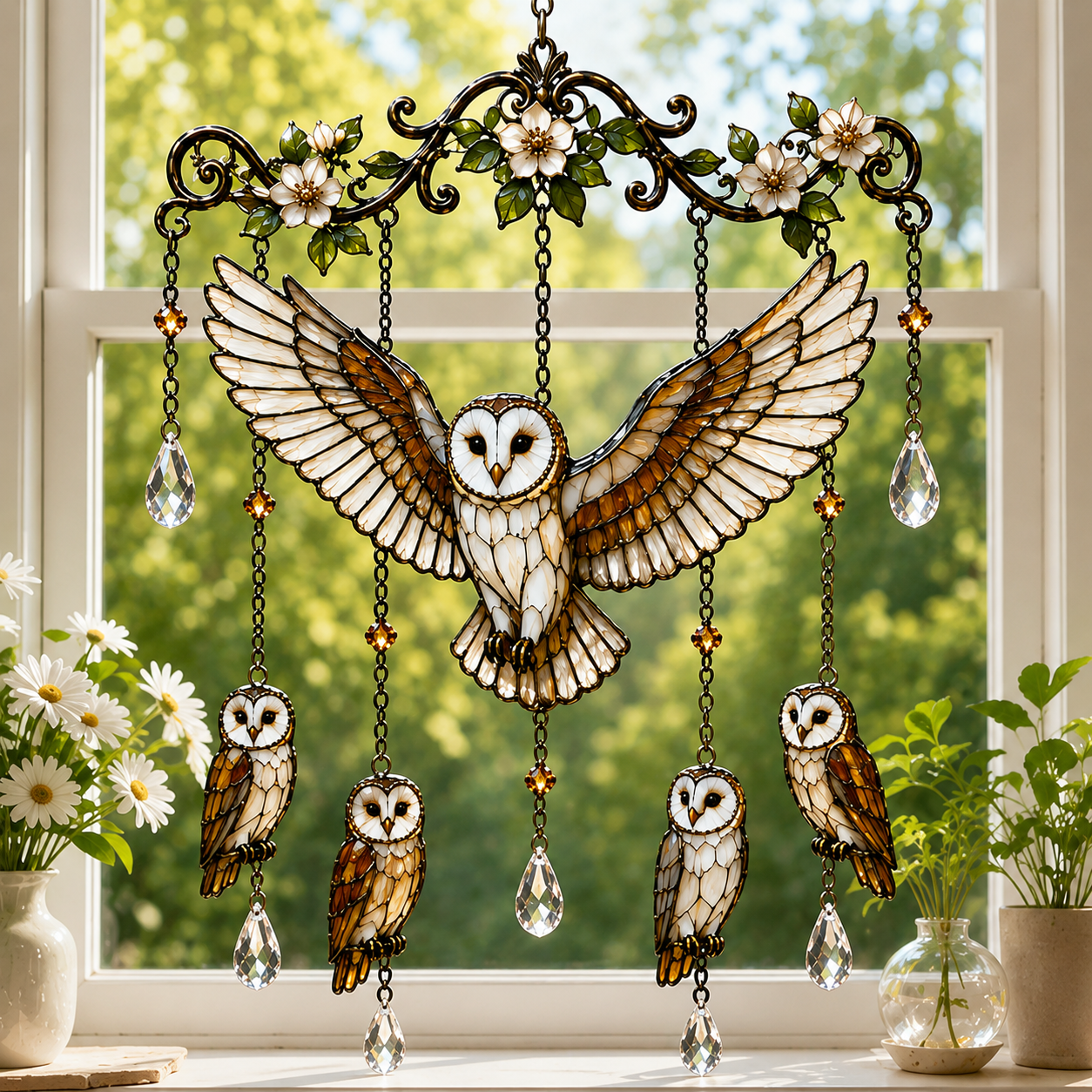 A Colorful Hummingbird Wind Chime for a More Romantic Home