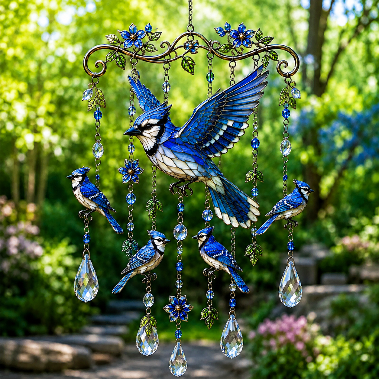 A Colorful Hummingbird Wind Chime for a More Romantic Home