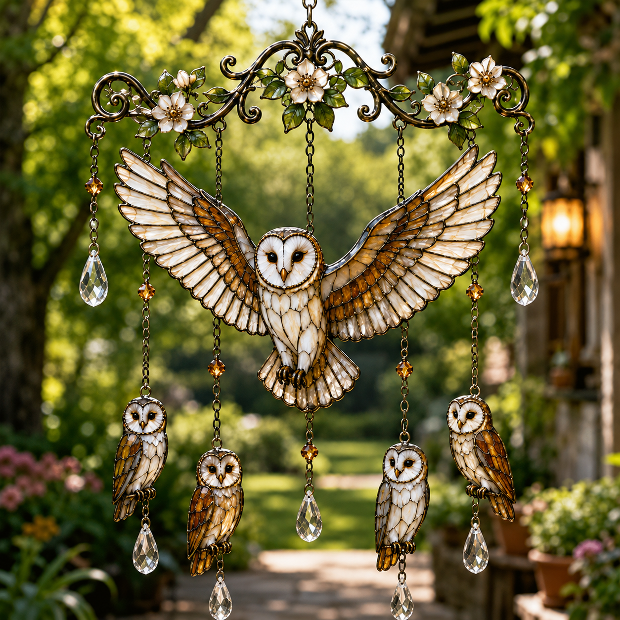 A Colorful Hummingbird Wind Chime for a More Romantic Home