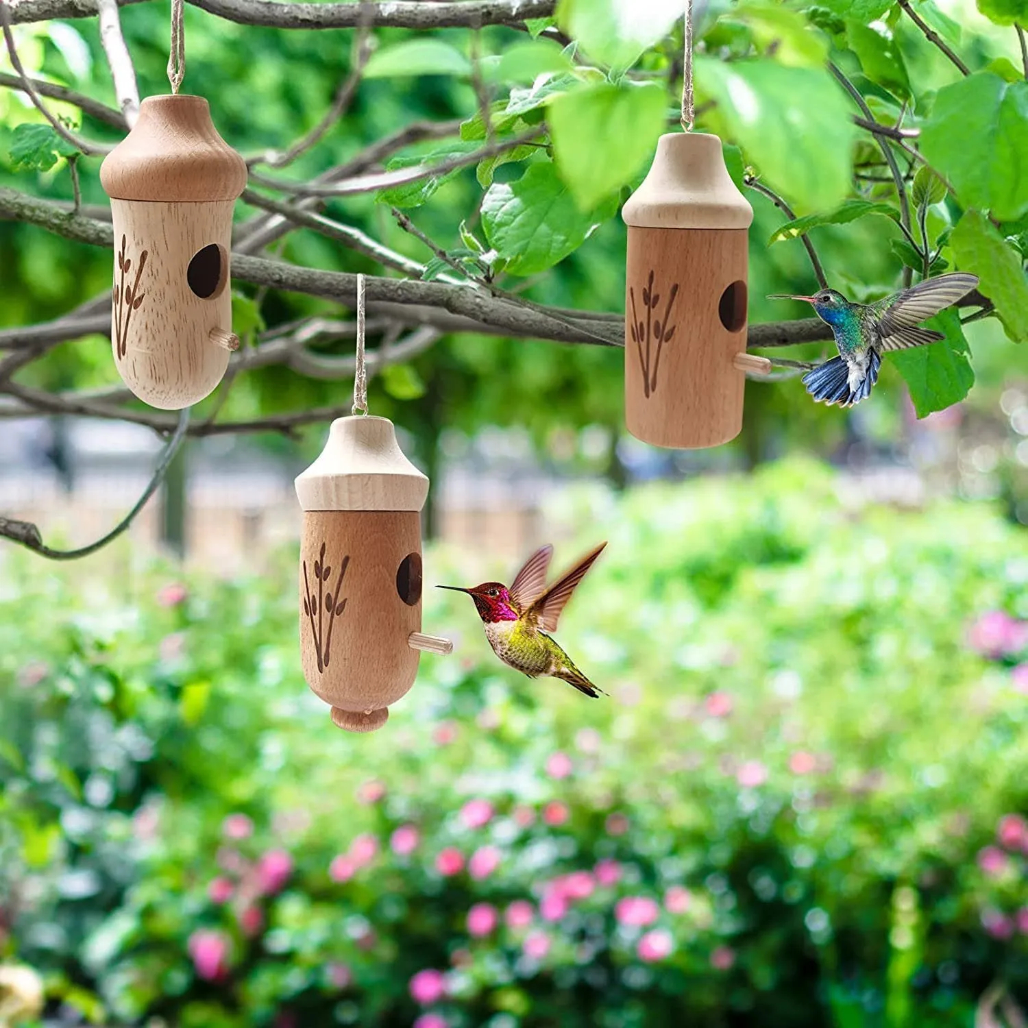 ⏰Last Day Promotion 50%OFF⏰Wooden Hummingbird House-Gift for Nature Lovers
