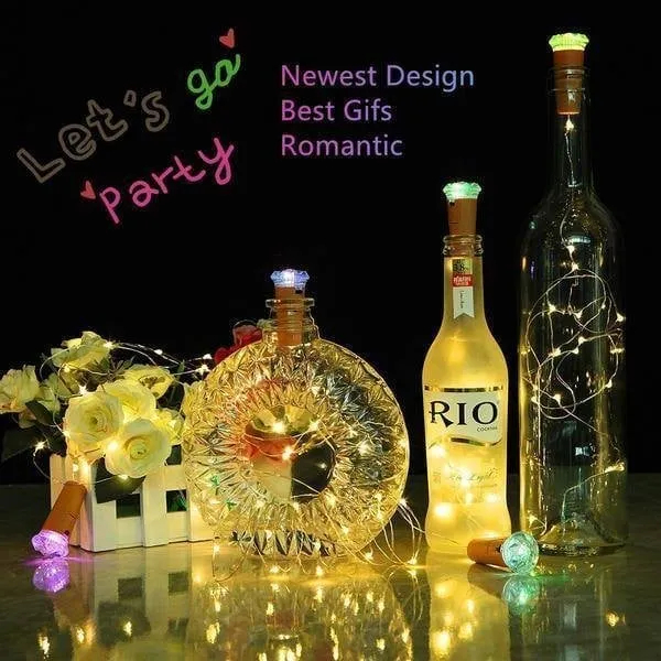 Bottle Lights( Battery Included - Replaceable )