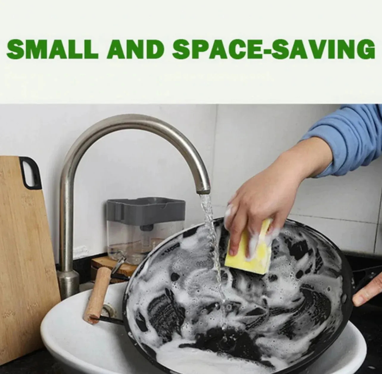 🔥Best Deal 🔥 2 in 1 Soap Dispenser with Sponge