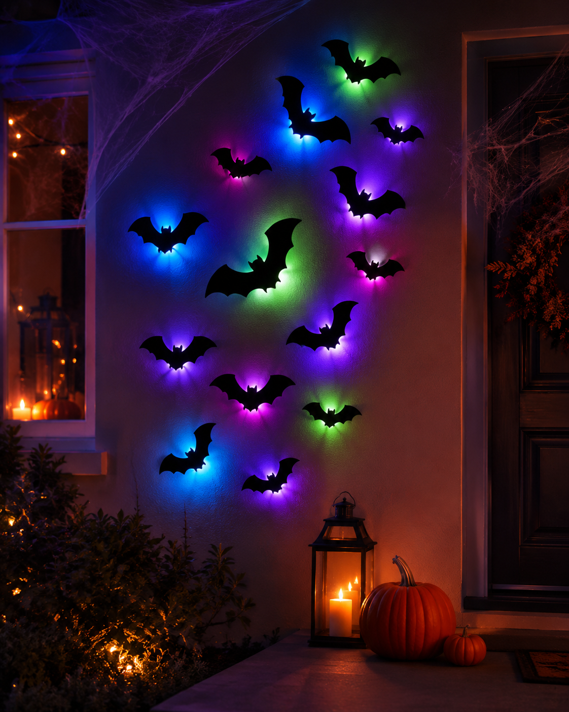 3D Bat LED Night Light: 3D Decor by Day, Glowing Surprise by Night