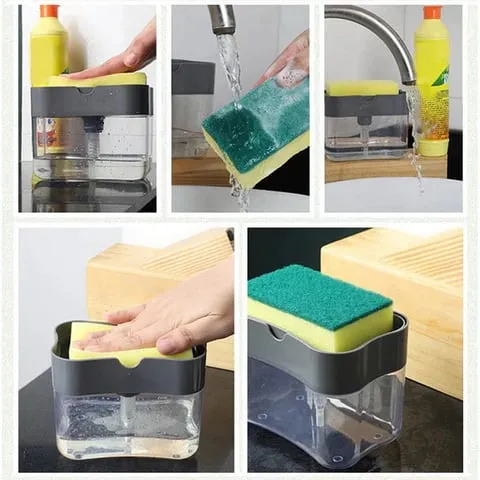🔥Best Deal 🔥 2 in 1 Soap Dispenser with Sponge