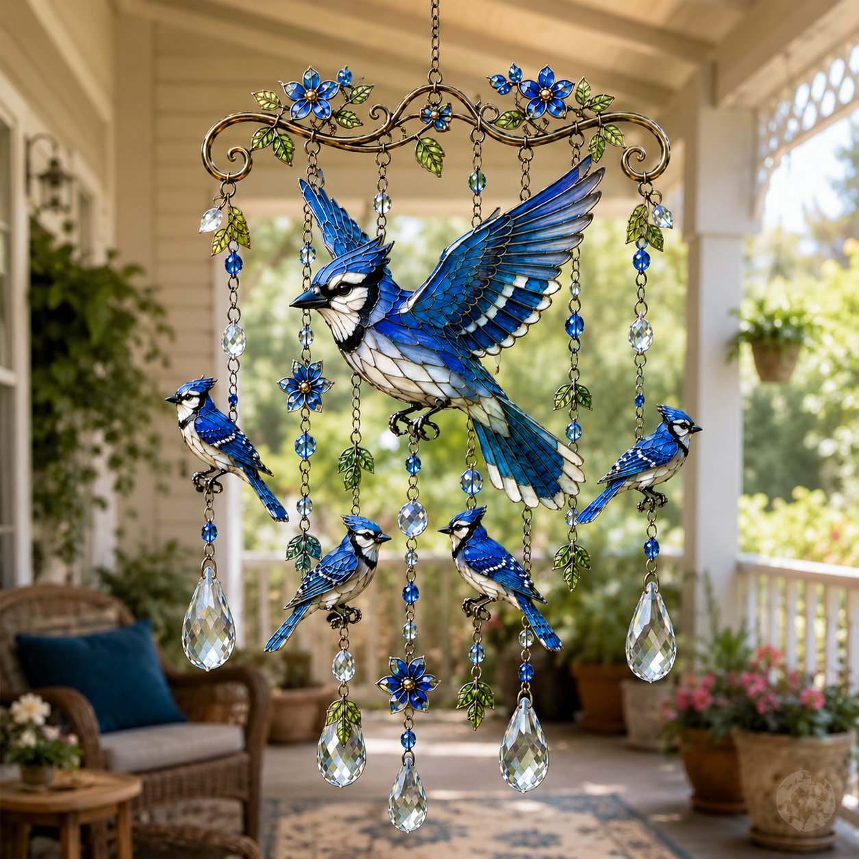 A Colorful Hummingbird Wind Chime for a More Romantic Home