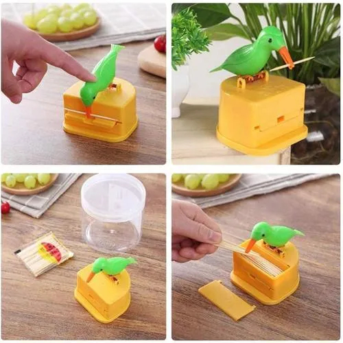 ❤️ BIRD Toothpick Dispenser-Includes 130 free toothpicks