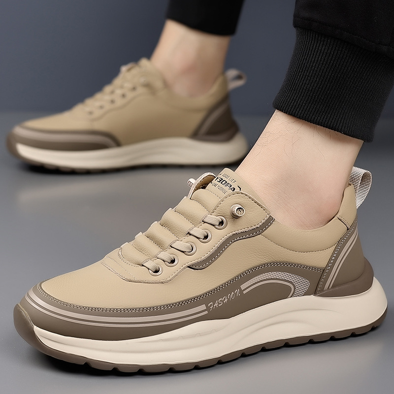 🔥LAST DAY - 50% OFF🛒Men's Comfortable Lightweight Leather Slip-On Orthopaedic Shoes