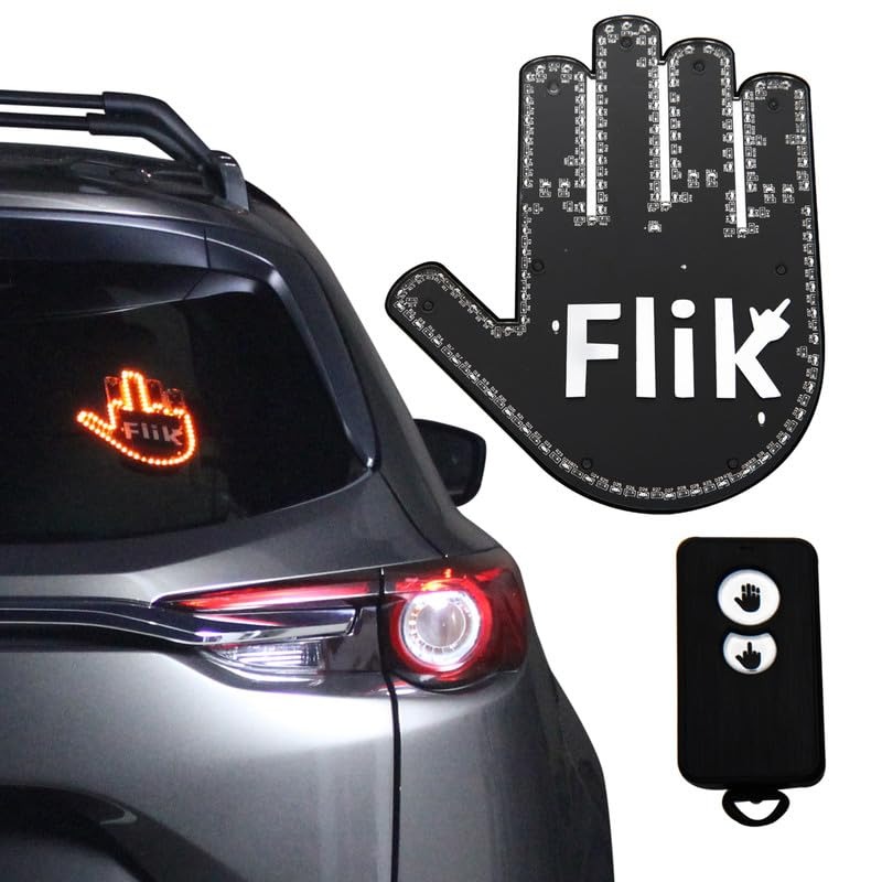 FLIK - The Original Middle Finger Light - Hottest Gifted Car Accessories