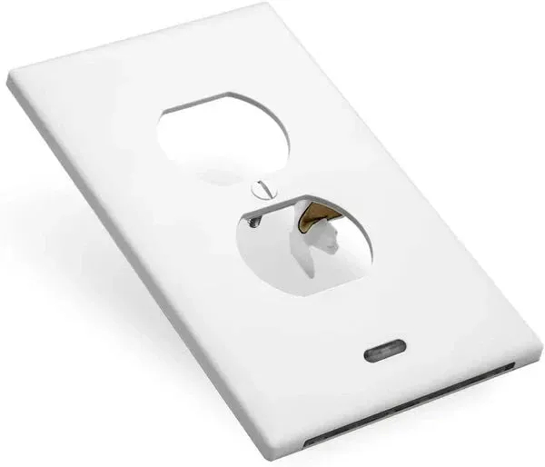 Outlet Cover with Integrated LED Night GuideLight