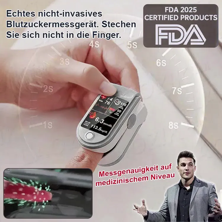 📊 4-in-1 Vitalwerte-Monitor: Schmerzfreie Kontrolle für zu Hause! 🩸