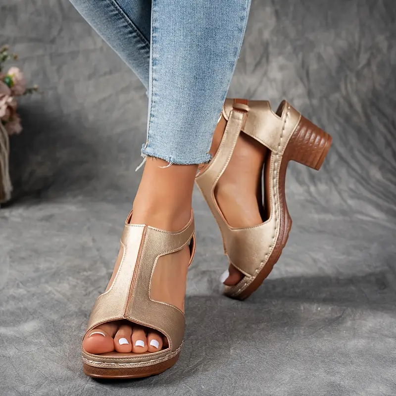 The Everything Sandal: Elegant Arch-Support Block Heels
