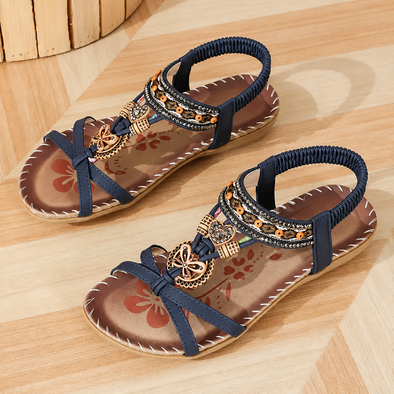 Sparkle Every Step of the Way! ✨Lightweight Comfort Sandals with Sparkling Butterfly Design