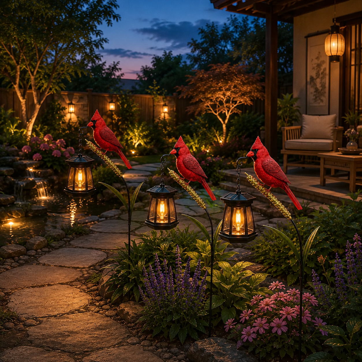 🐦 Cardinal Solar Garden Light That Brings Your Yard to Life