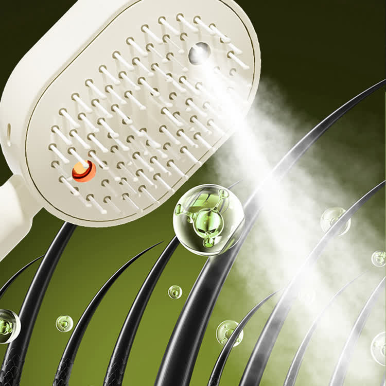 Oil Spray Detangling Comb for Frizz and Tangles