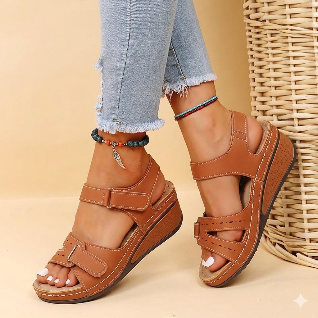 Podiatrist-Recommended Women’s Orthopedic Sandal: Advanced Arch Support & Heel Pain Relief