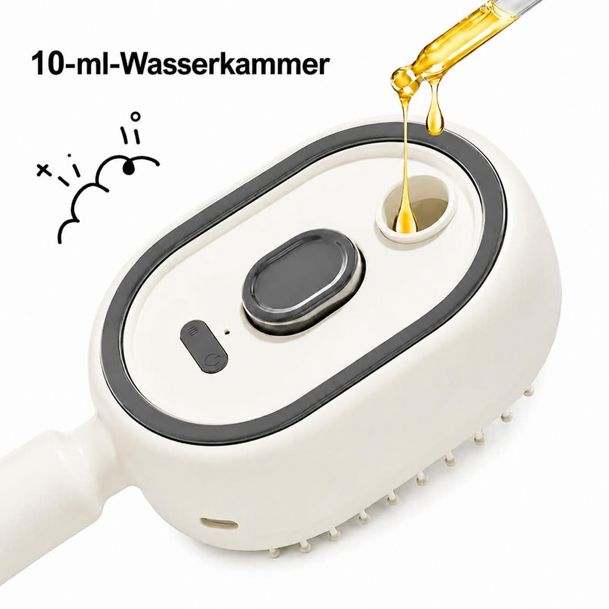Öl-Spray-Entwirrungskamm gegen Frizz und Knoten