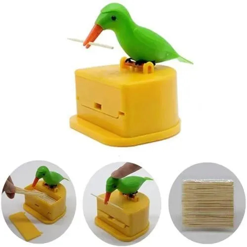❤️ BIRD Toothpick Dispenser-Includes 130 free toothpicks