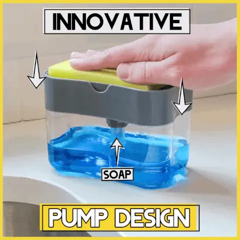 🔥Best Deal 🔥 2 in 1 Soap Dispenser with Sponge