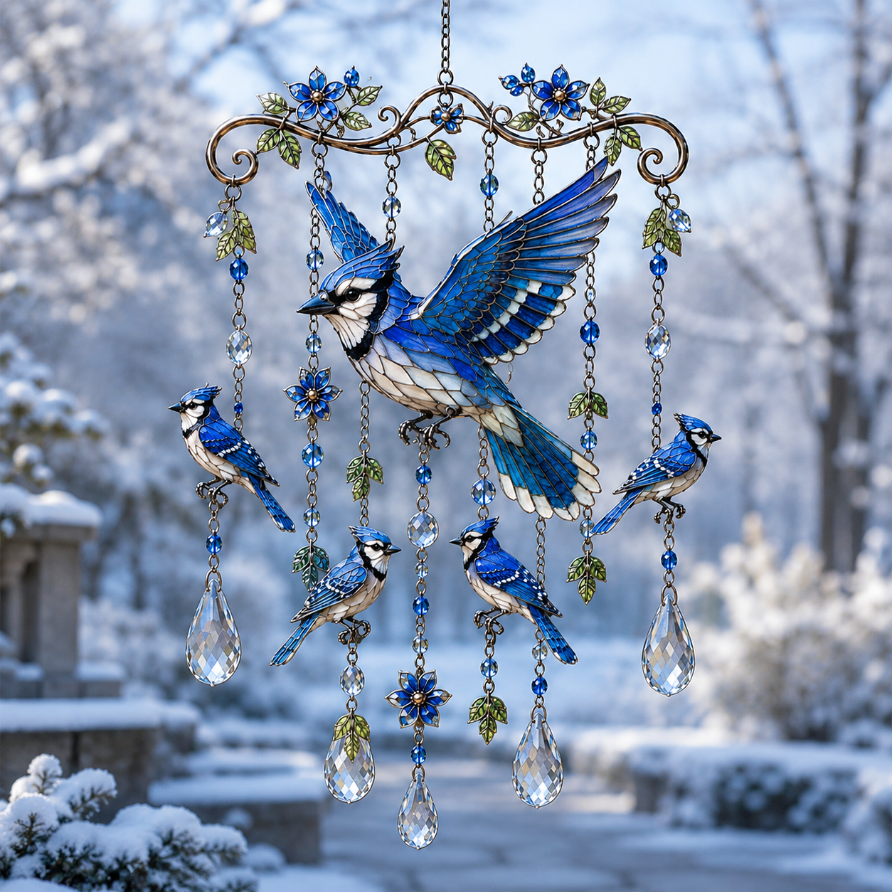 A Colorful Hummingbird Wind Chime for a More Romantic Home