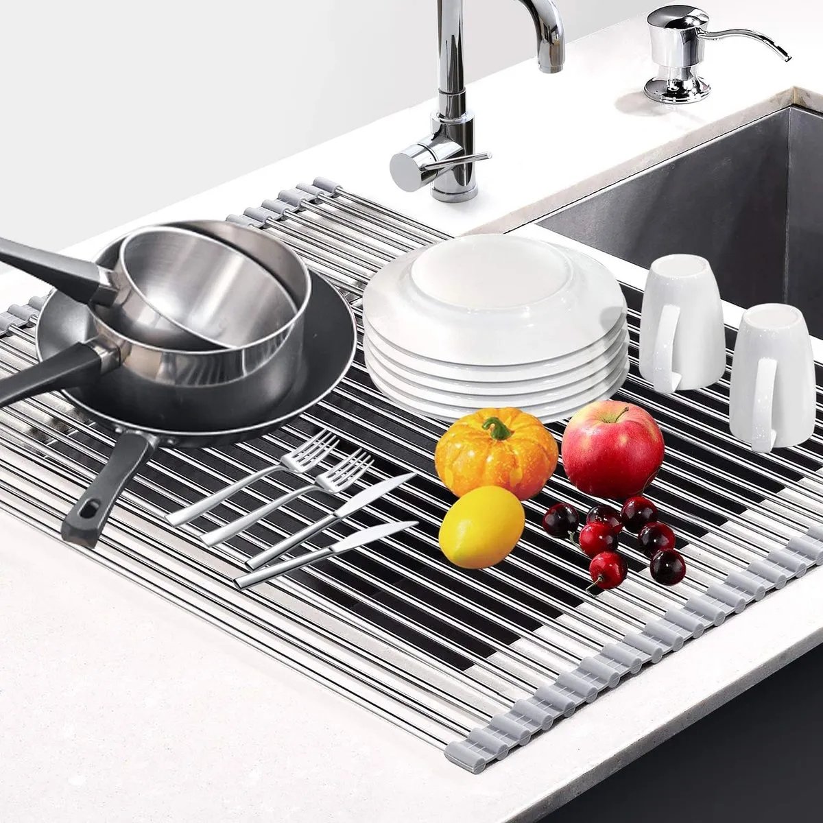 Portable Stainless Steel Rolling Rack