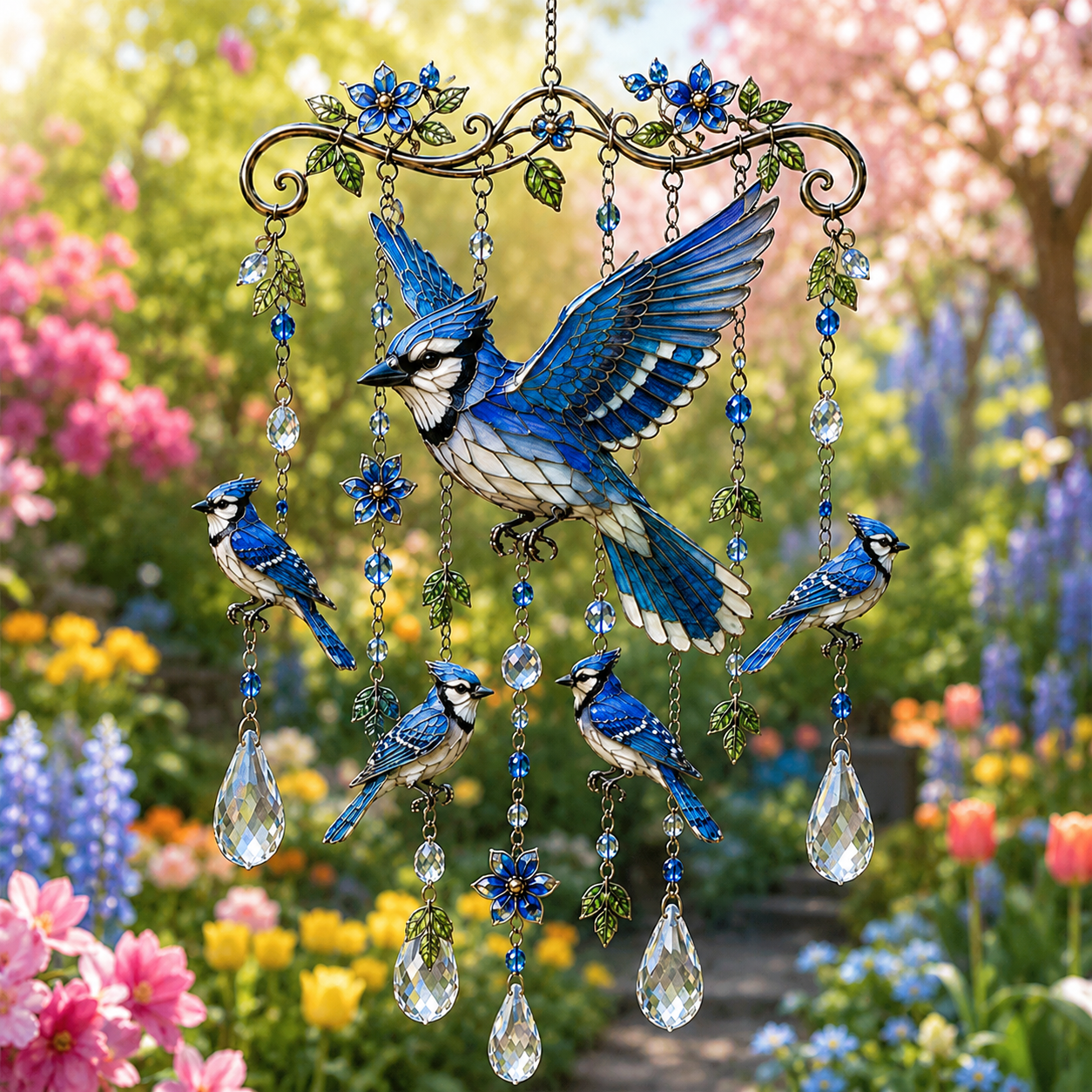 A Colorful Hummingbird Wind Chime for a More Romantic Home