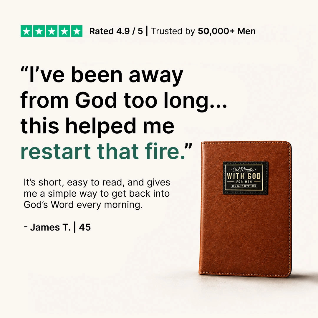 Gifts for men-One minute With God For Men