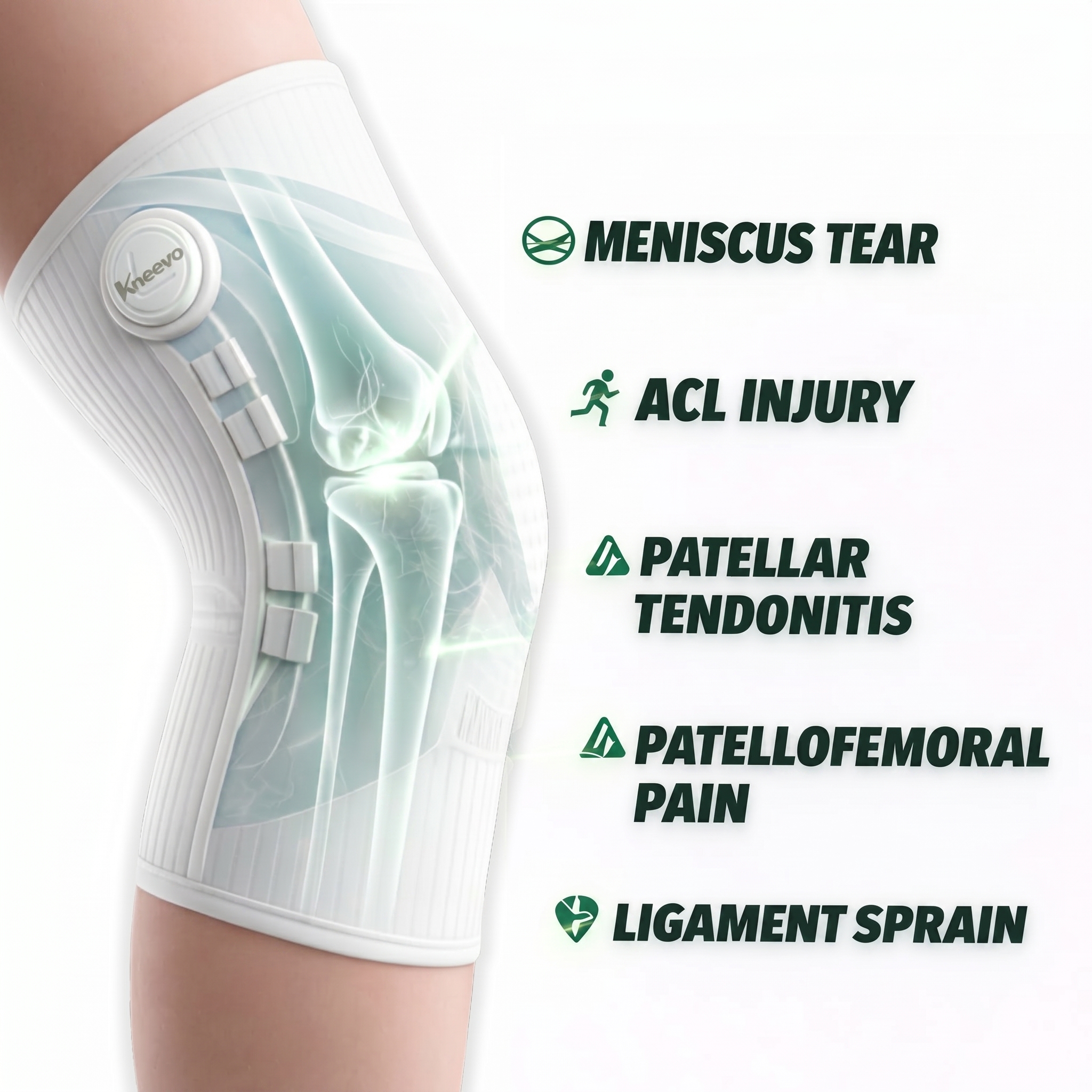 Kornasi® Pro-Fix: Revolutionary compression knee orthosis with a tightening wheel