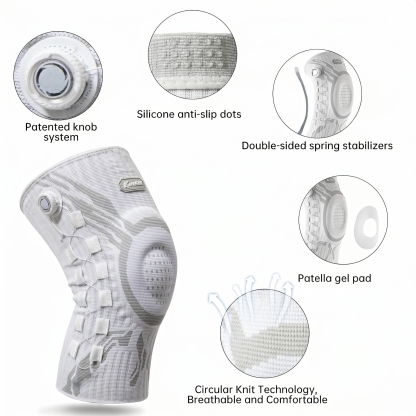 Kornasi® Pro-Fix: Revolutionary compression knee orthosis with a tightening wheel