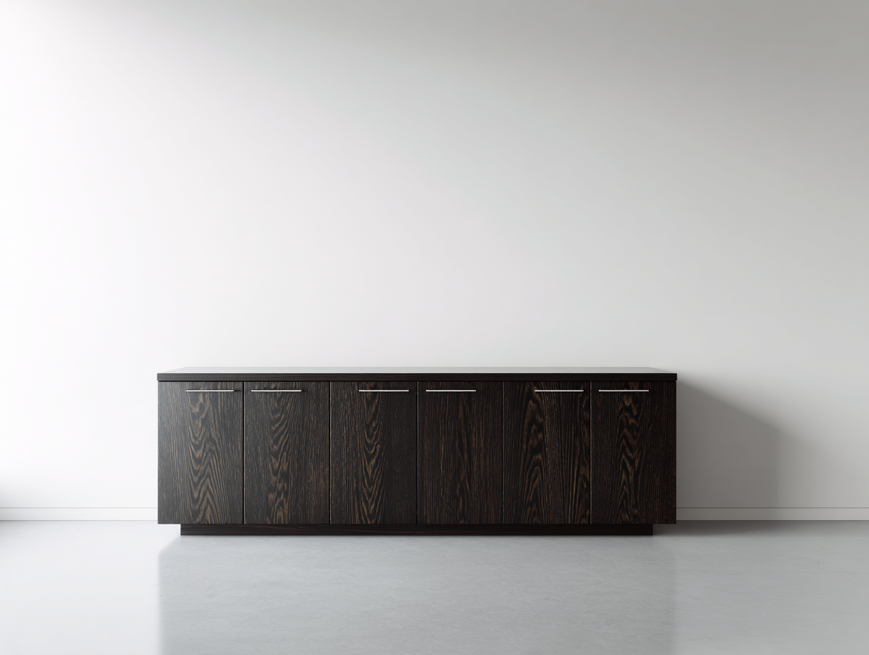 Mobile ingresso - legno - 182x42x76 cm - nero - design moderno-Freshmorihaus