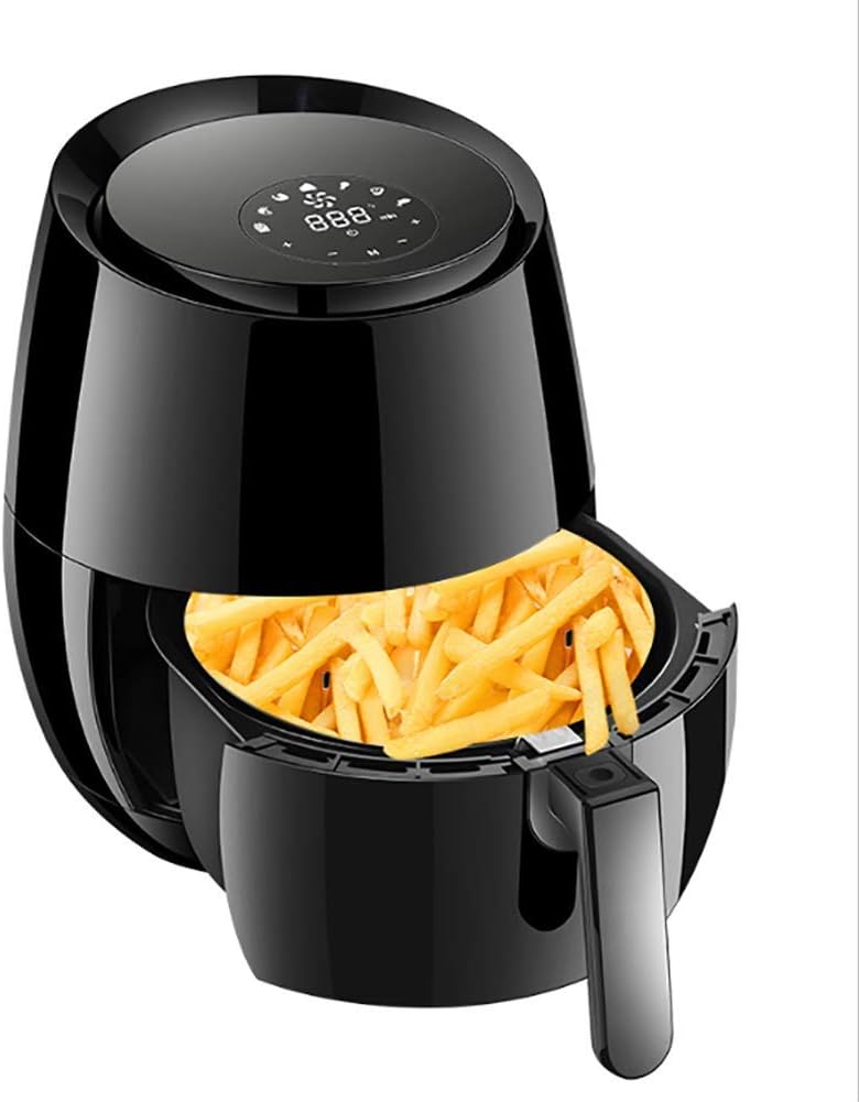 Freidora de aire WADRBSW 5,2 L - pantalla táctil LED - temporizador 30 min - cesta antiadherente sin aceite-Simonninest