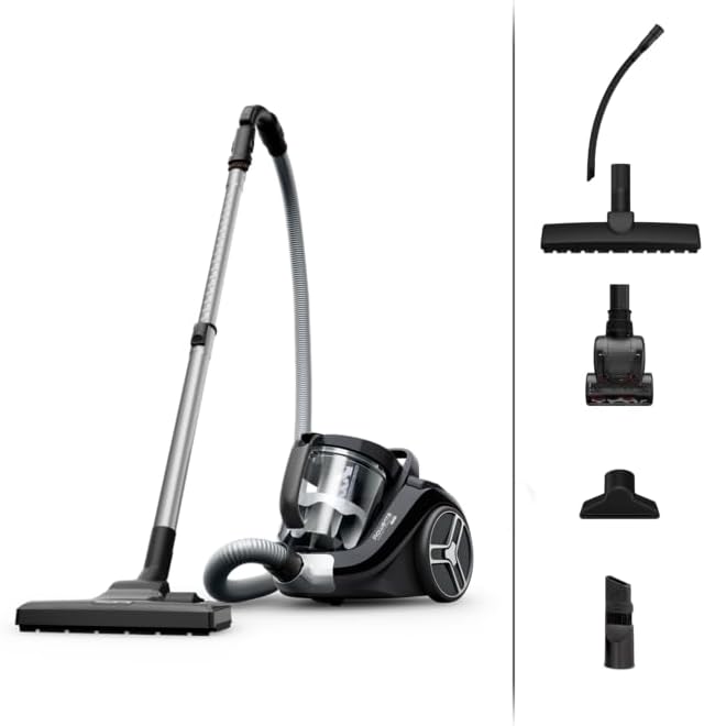 Aspiradora Compact Power XXL RO4B75EA sin bolsa - 900 W y filtro HEPA - depósito 2,5 L para mascotas-Simonninest