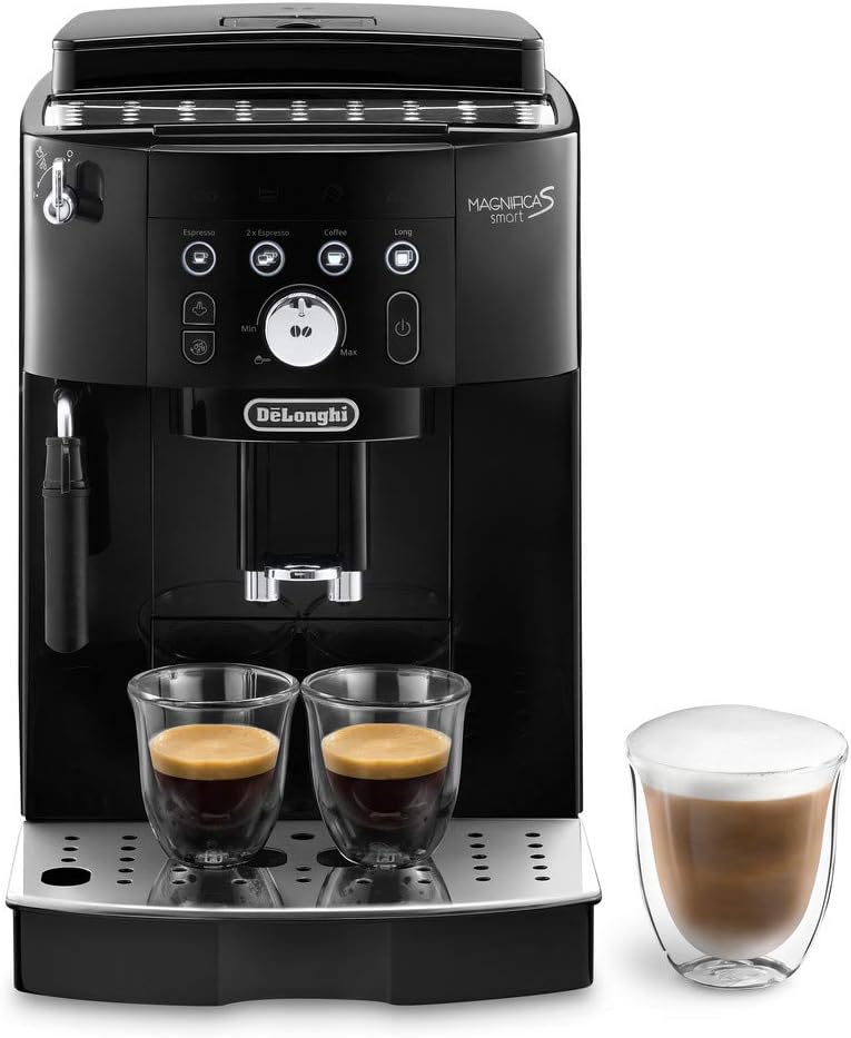 DeLonghi Magnifica S Smart ECAM230.13.B - Cafetera superautomática negra - Molinillo y cappuccino-Simonninest