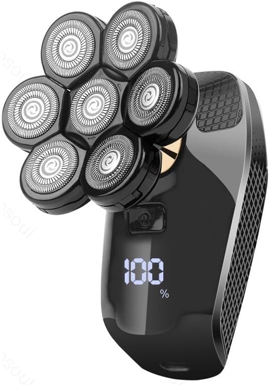Afeitadora eléctrica HYDIK para hombre - cabeza calva y barba - máquina potente - color unificado-Simonninest