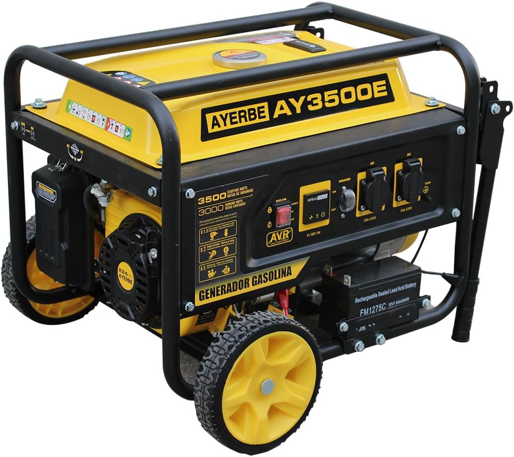 Generador gasolina Kiotsu OHV Stage V - 3500 W - Arranque eléctrico AVR - Acero pintado-Simonninest