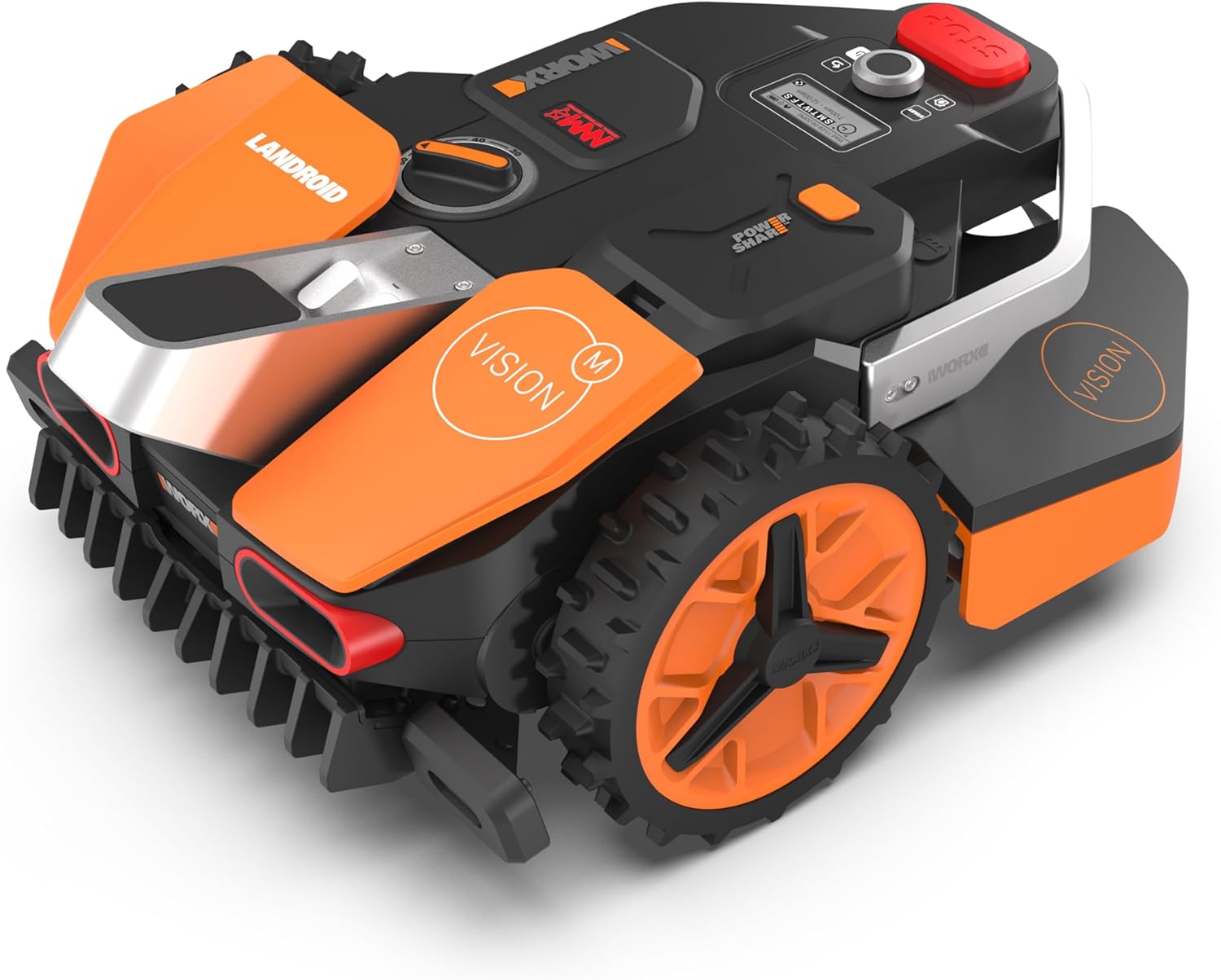 WORX Landroid Vision M550 WR205E - Robot cortacésped 550 m2 - WiFi Bluetooth - Sin cable limitación-Simonninest