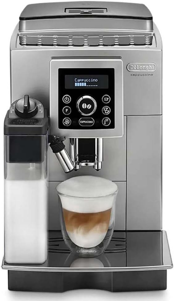 DeLonghi Perfetto ECAM 23.460.SB - Cafetera automática plata negra - 15 bares cappuccino y LCD-Simonninest