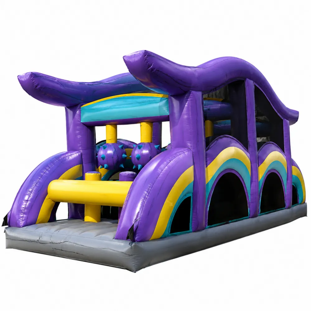 Castillo Hinchable de PVC Multicolor 7m x 3m x 4m-Cosyloftea
