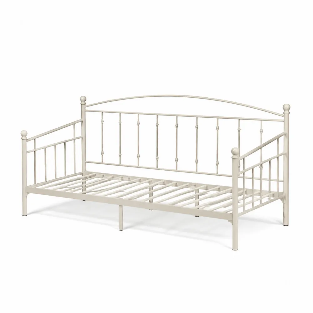 Estructura de Cama Nido de Metal Beige 200x90x95 cm-Cosyloftea