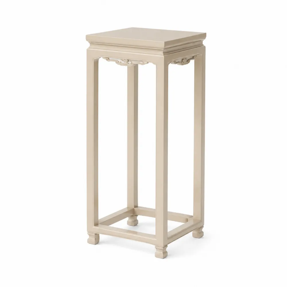 Soporte para Plantas de Madera Beige 30x30x80 cm-Cosyloftea