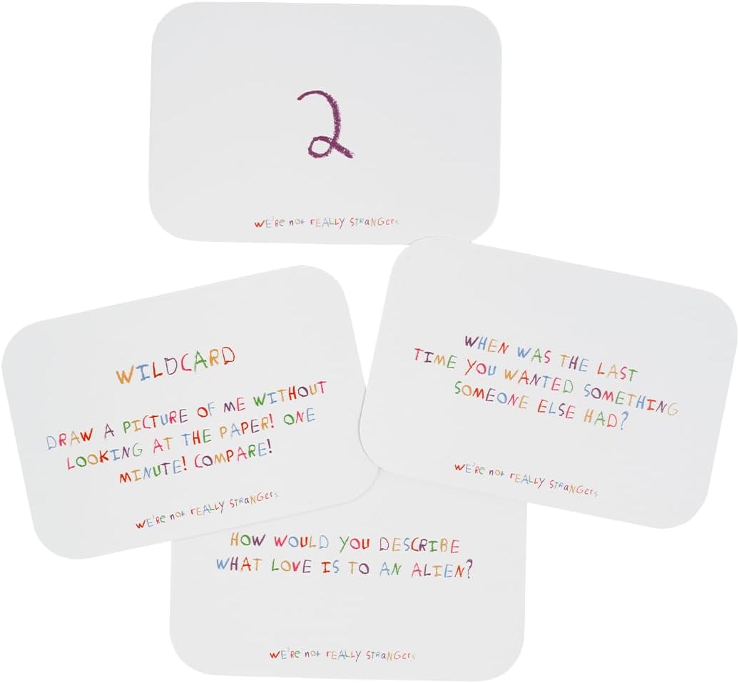 WE'RE NOT REALLY STRANGERS Kids Edition Card Game - 150 Conversation & Activity Cards for Kids