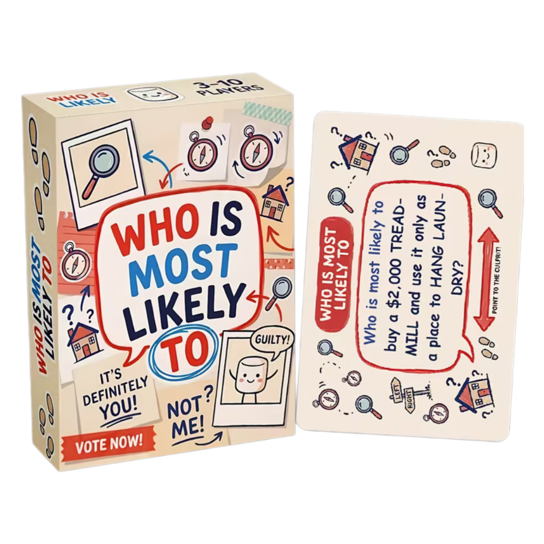 Most Likely To Party Game – Hilarious Question Cards for Game Night