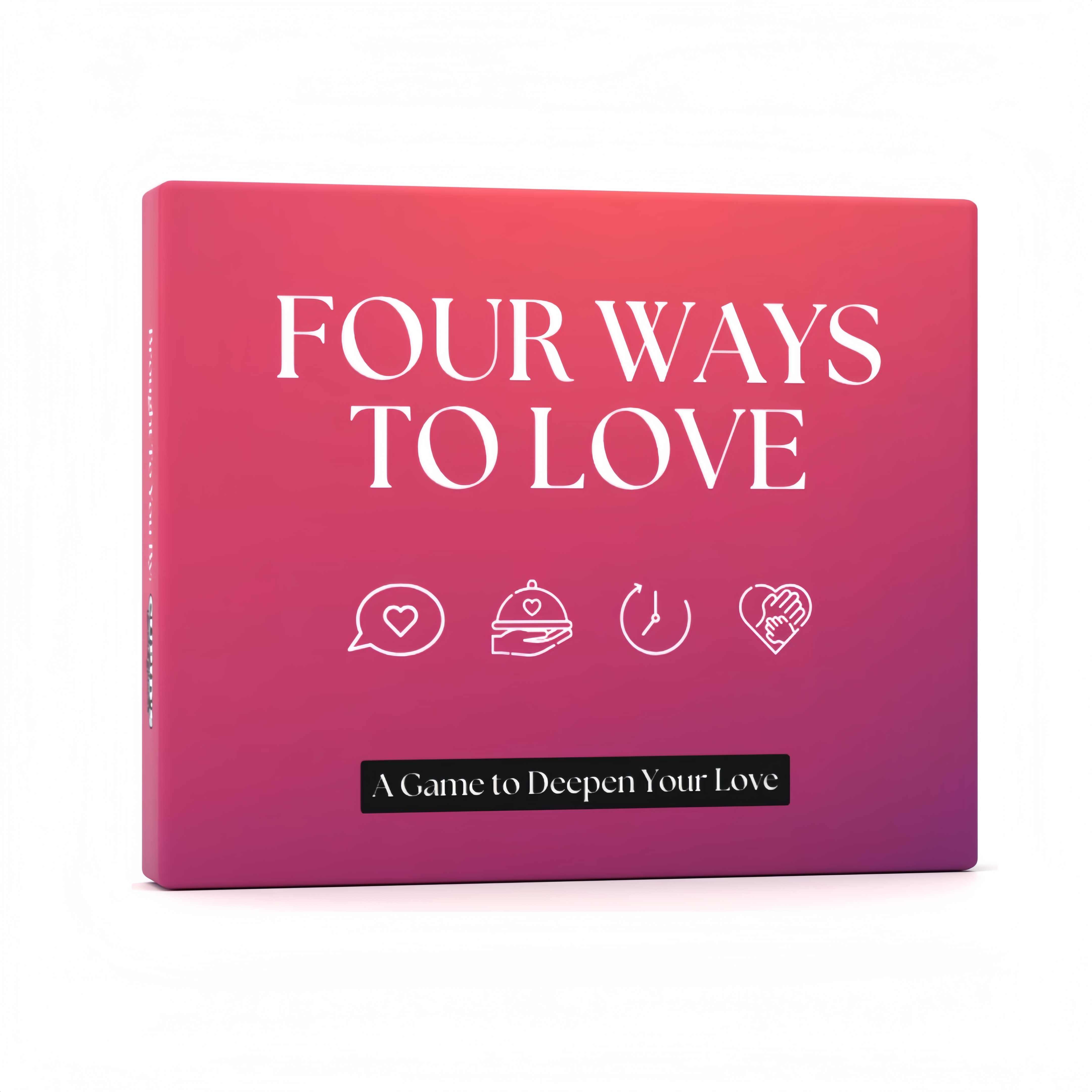 Four Ways To Love Card Game - The Deep Question Game for Couples