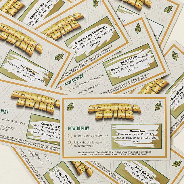 Scratch & Swing Scratch Off Golf Game   (3 PACK)