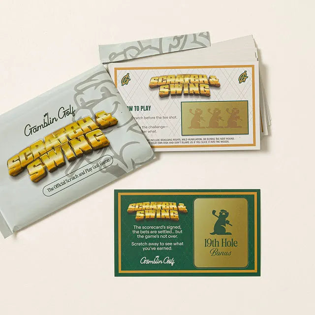 Scratch & Swing Scratch Off Golf Game   (3 PACK)