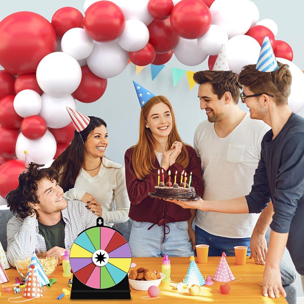 Removable Fortune Wheel Spinner Set – 3 DIY Wheels with 2 Marking Pens