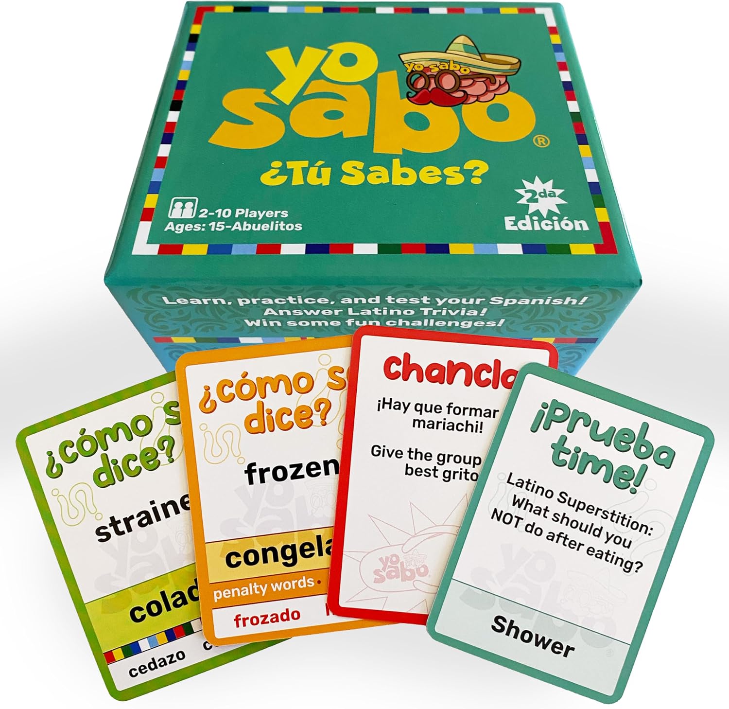 Edition 2 - Family Friendly Bilingual Card Game