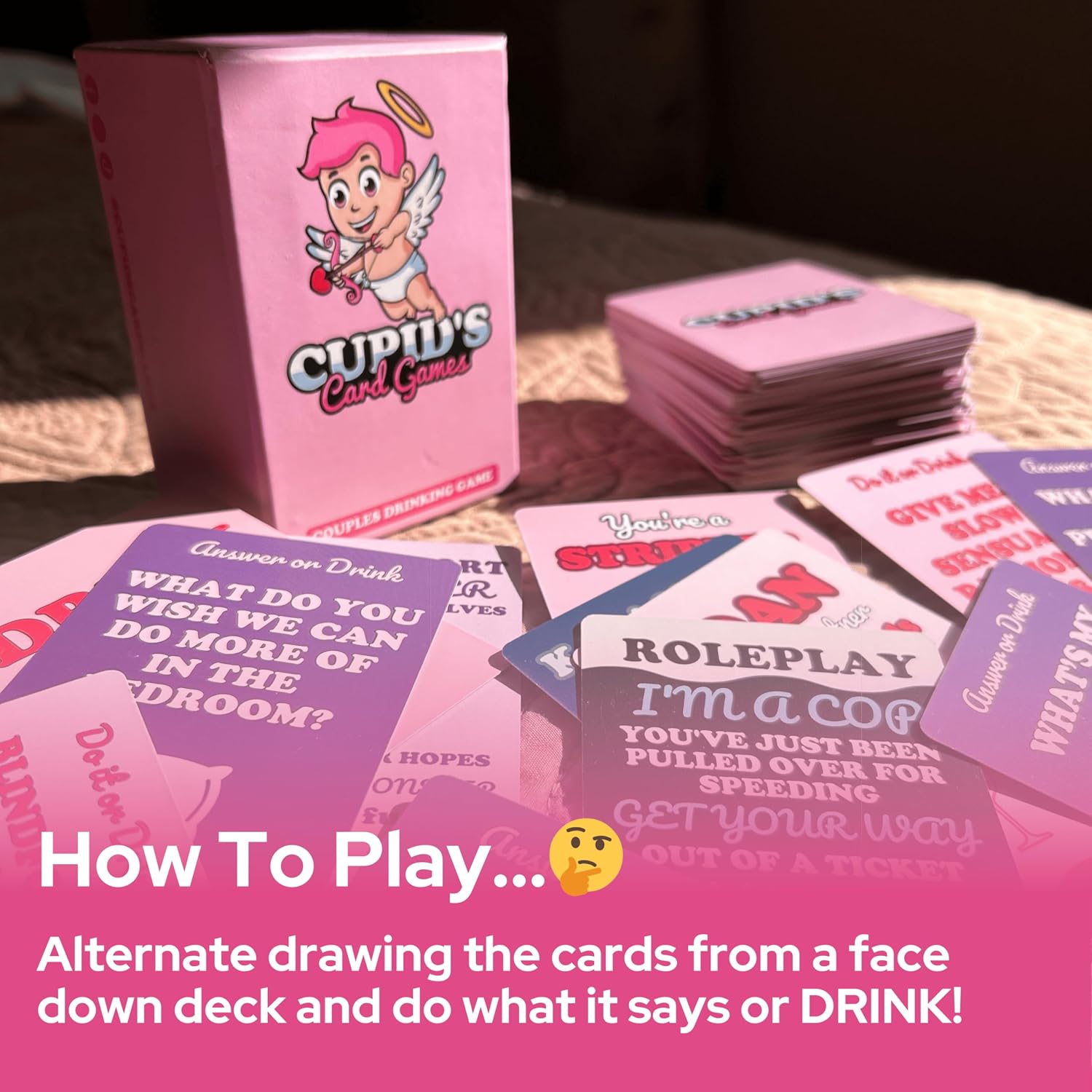 Couples Drinking Game by Cupid's Card Games