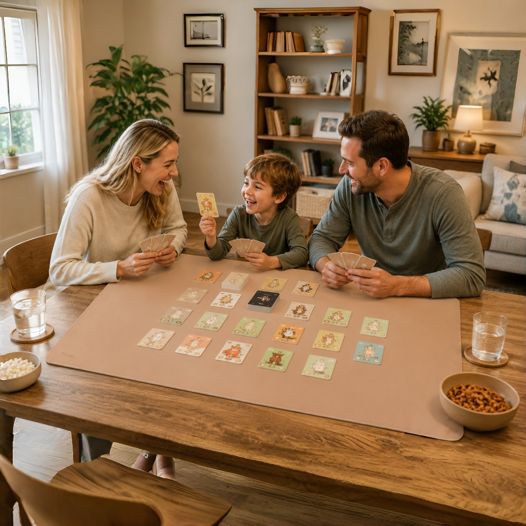 Game Night Mat – Large Card Game Desk Pad for Board Games & Party Games